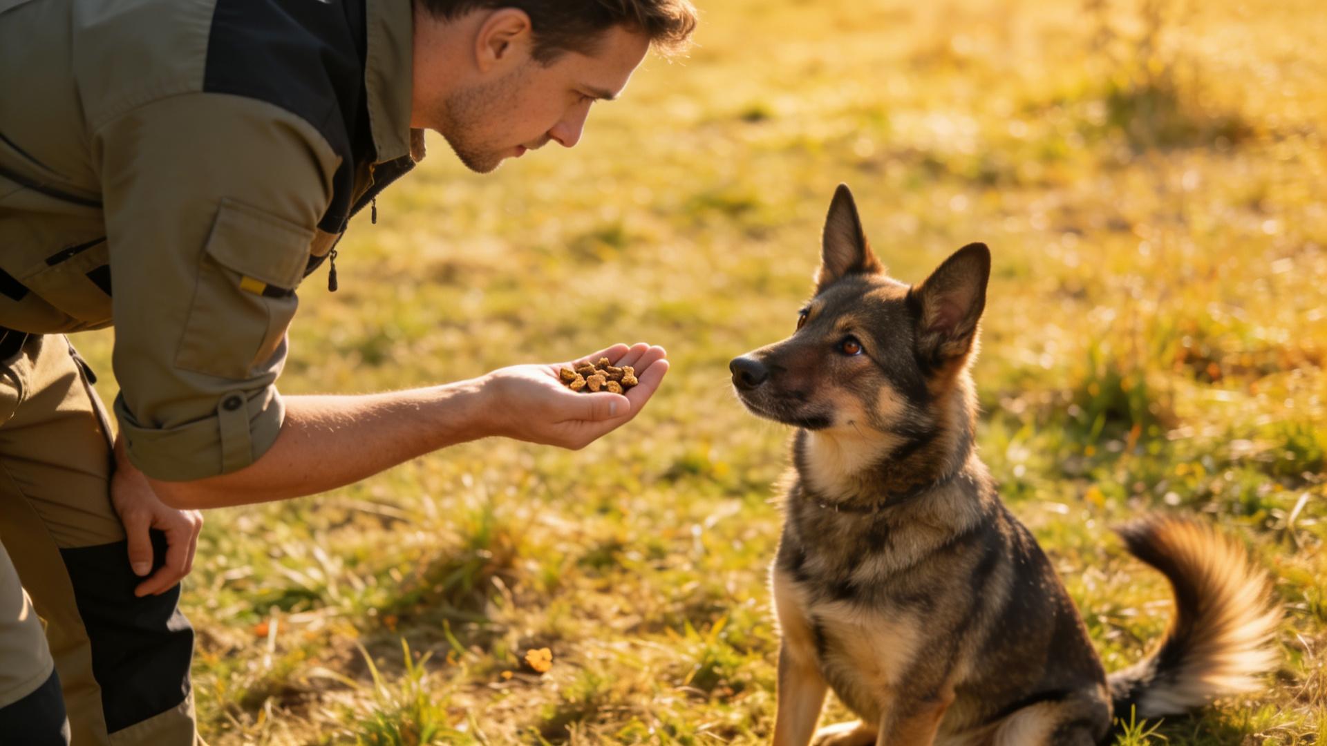A diverse reward system: In addition to food, there are praise, petting, and toys.