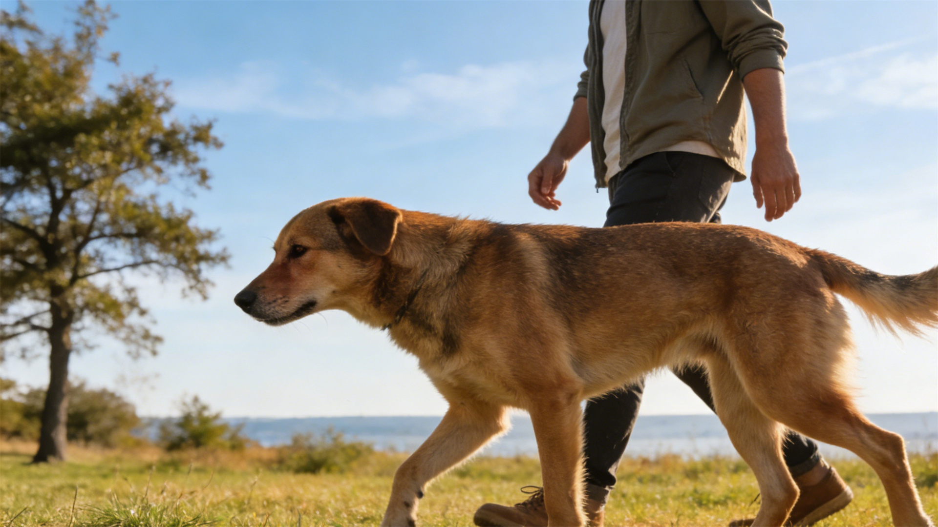 A dog's ability to sense its owner's emotions: Your stress is subtly being transmitted to it.