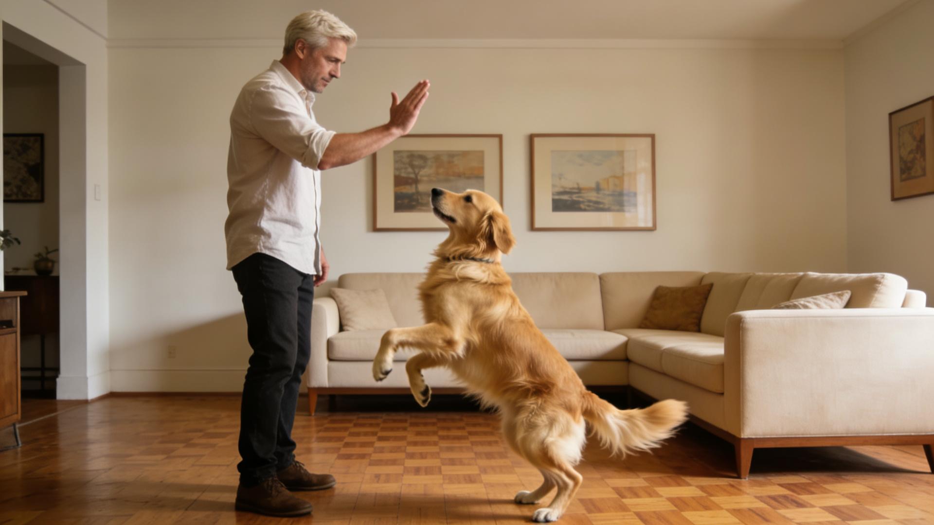 Backward walking training: Developing a dog's hind leg muscles and spatial awareness