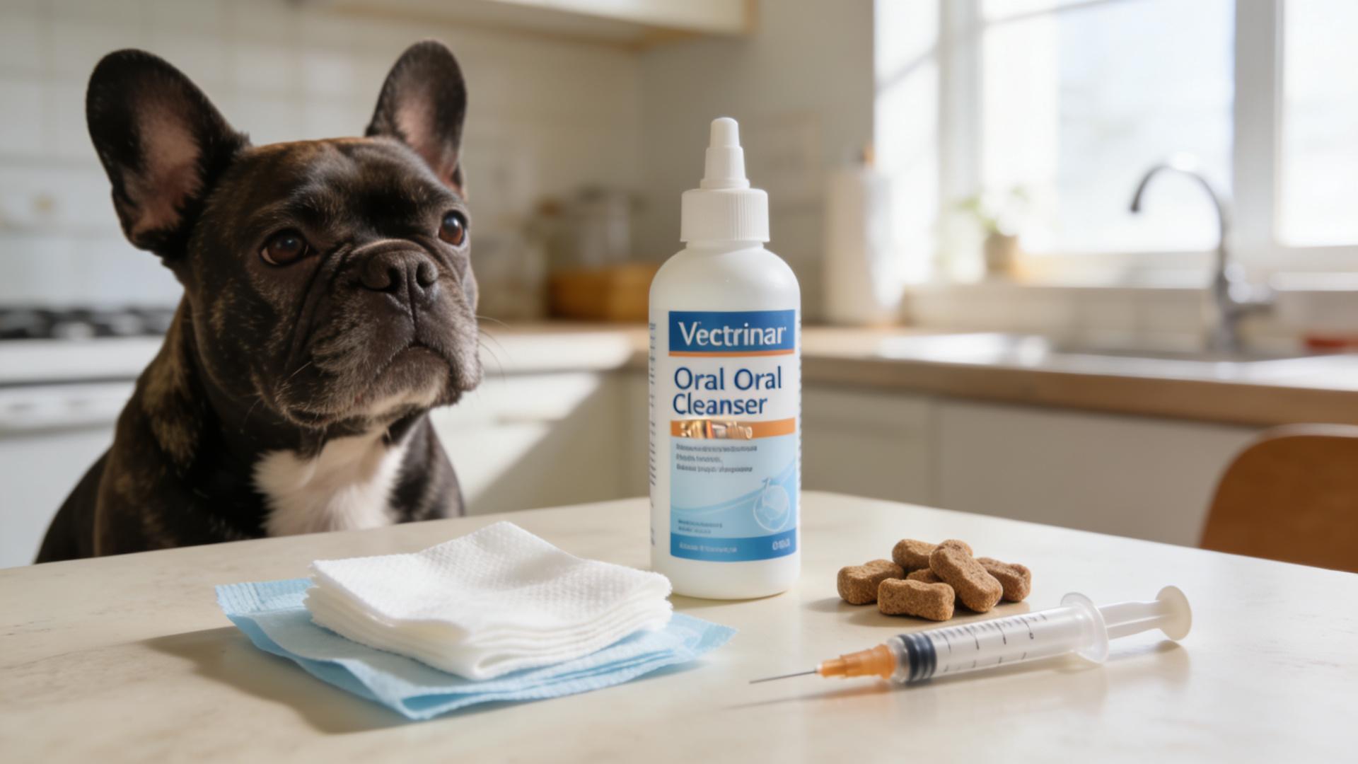 Canine oral ulcer care: How to promote healing through daily cleaning