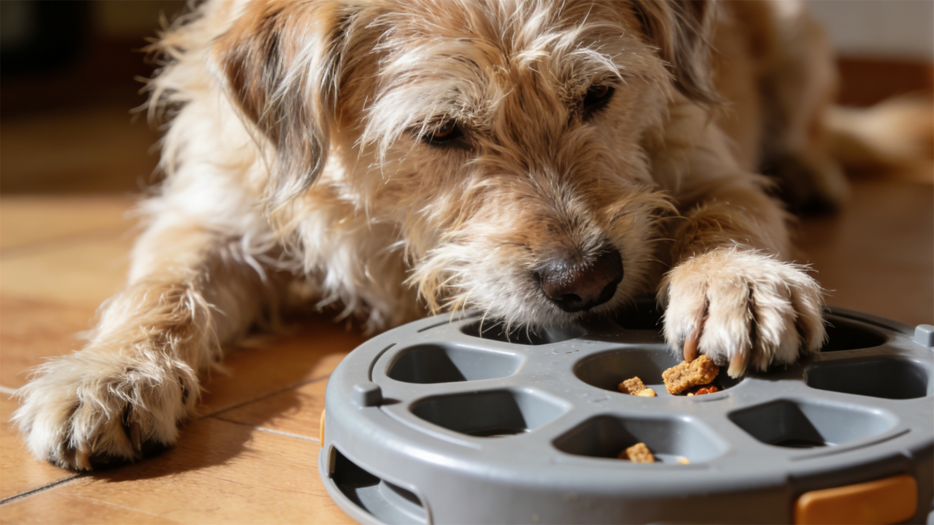 Cognitive training: Using educational toys to slow down brain degeneration in older dogs