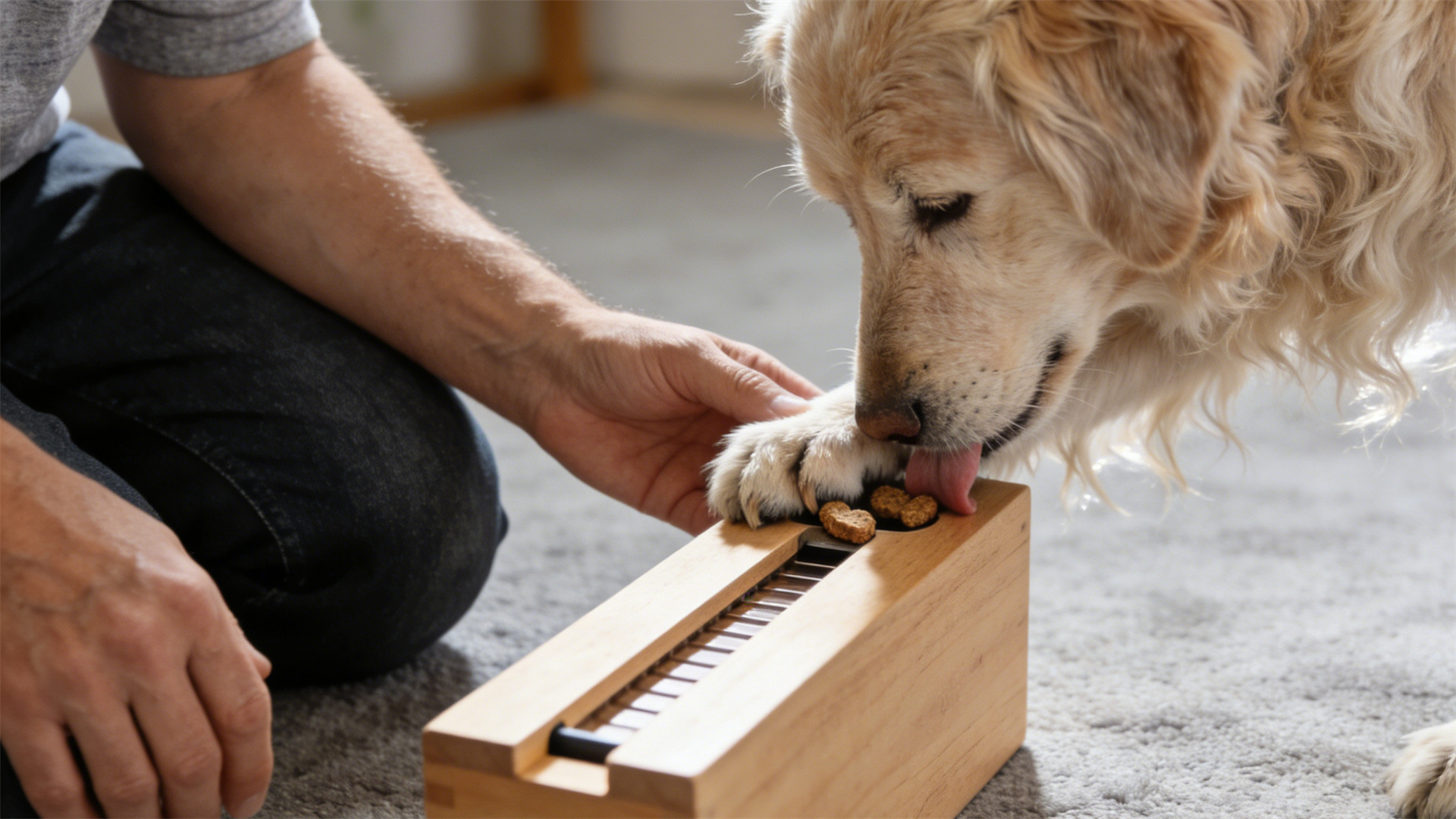 Cognitive training: Using educational toys to slow down brain degeneration in older dogs