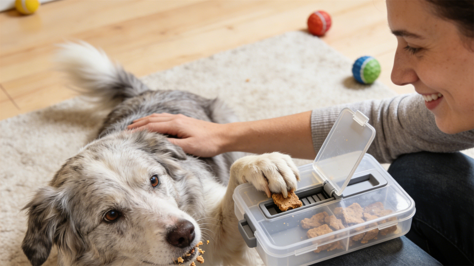 Cognitive training: Using educational toys to slow down brain degeneration in older dogs