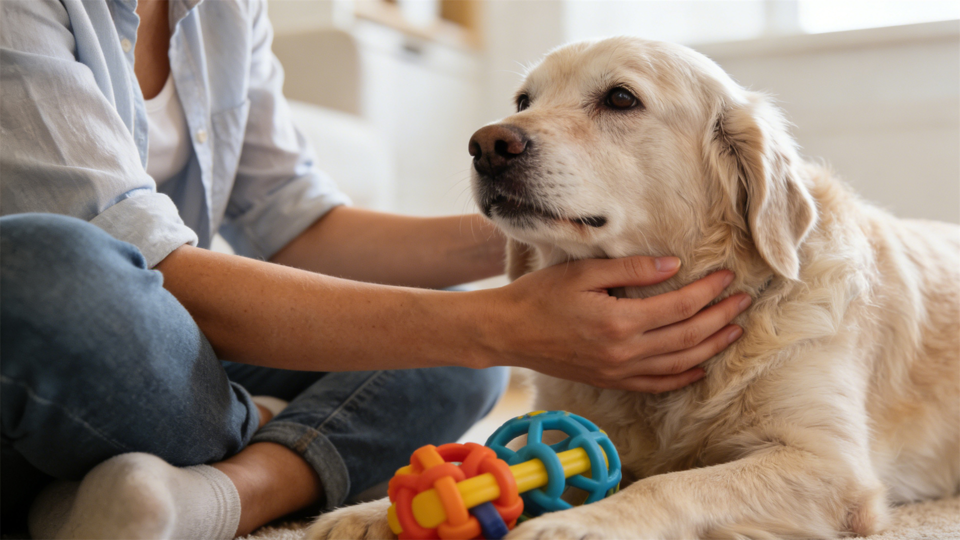 Cognitive training: Using educational toys to slow down brain degeneration in older dogs