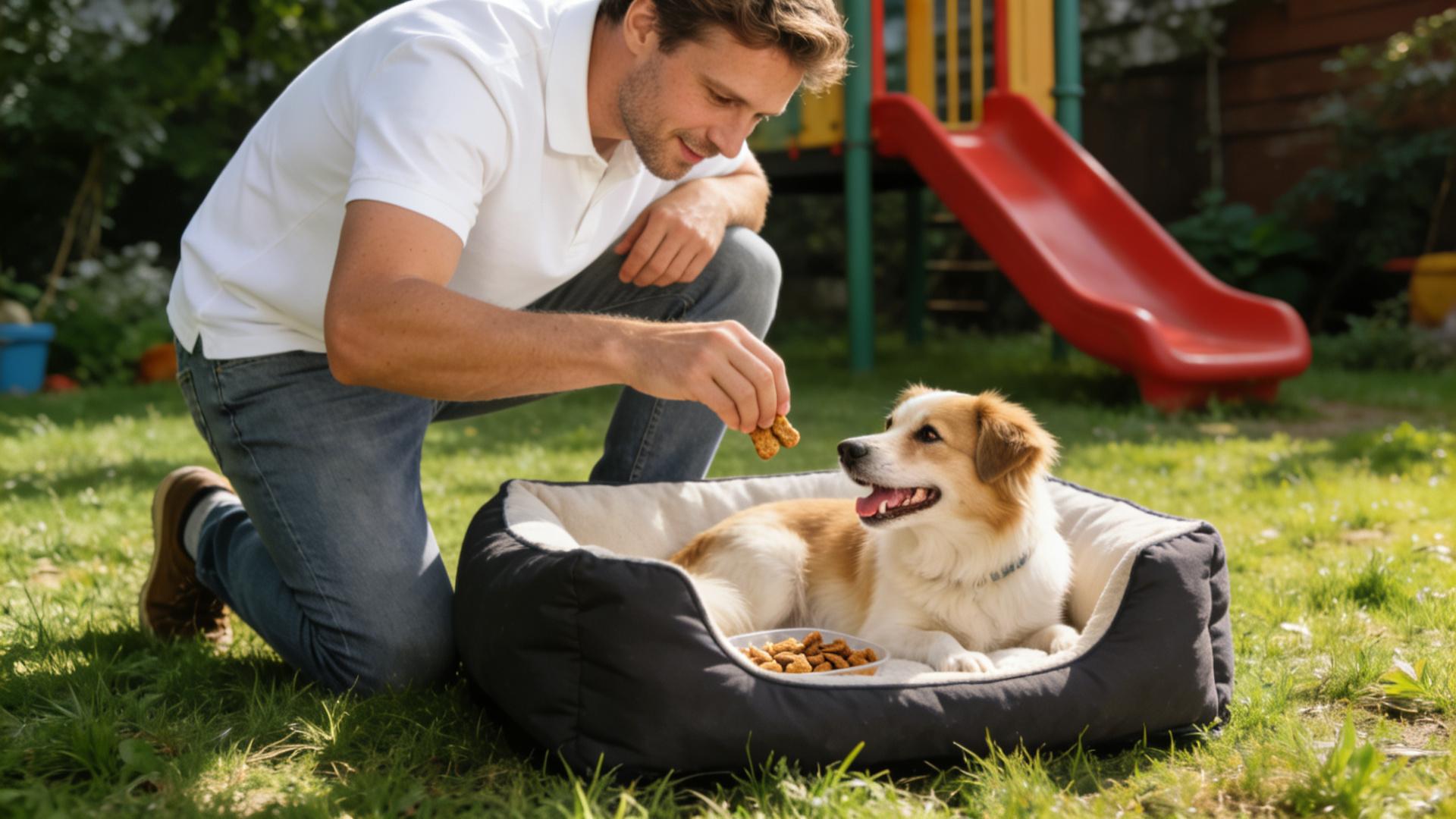 Correcting "attention-seeking" behavior: Teach your dog to go back to its kennel when guests arrive.