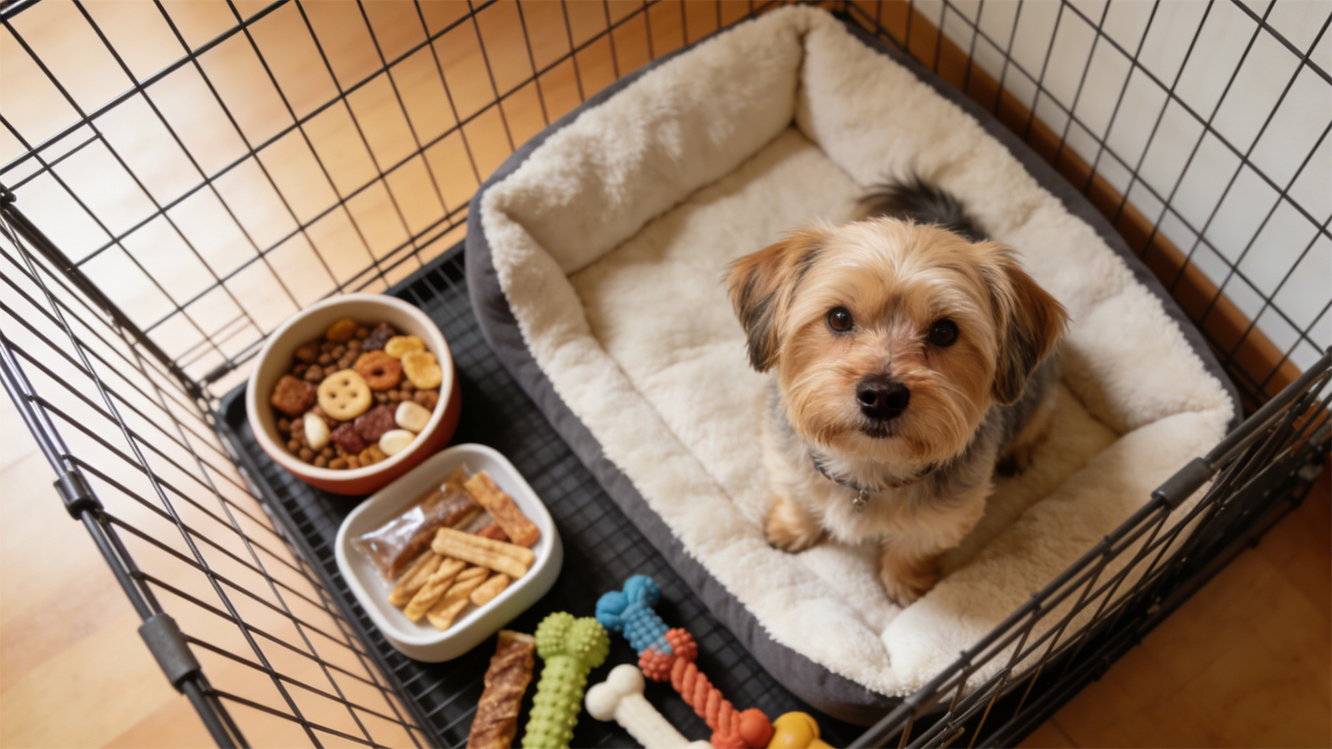 Crate training for puppies: Turn the crate into its favorite 