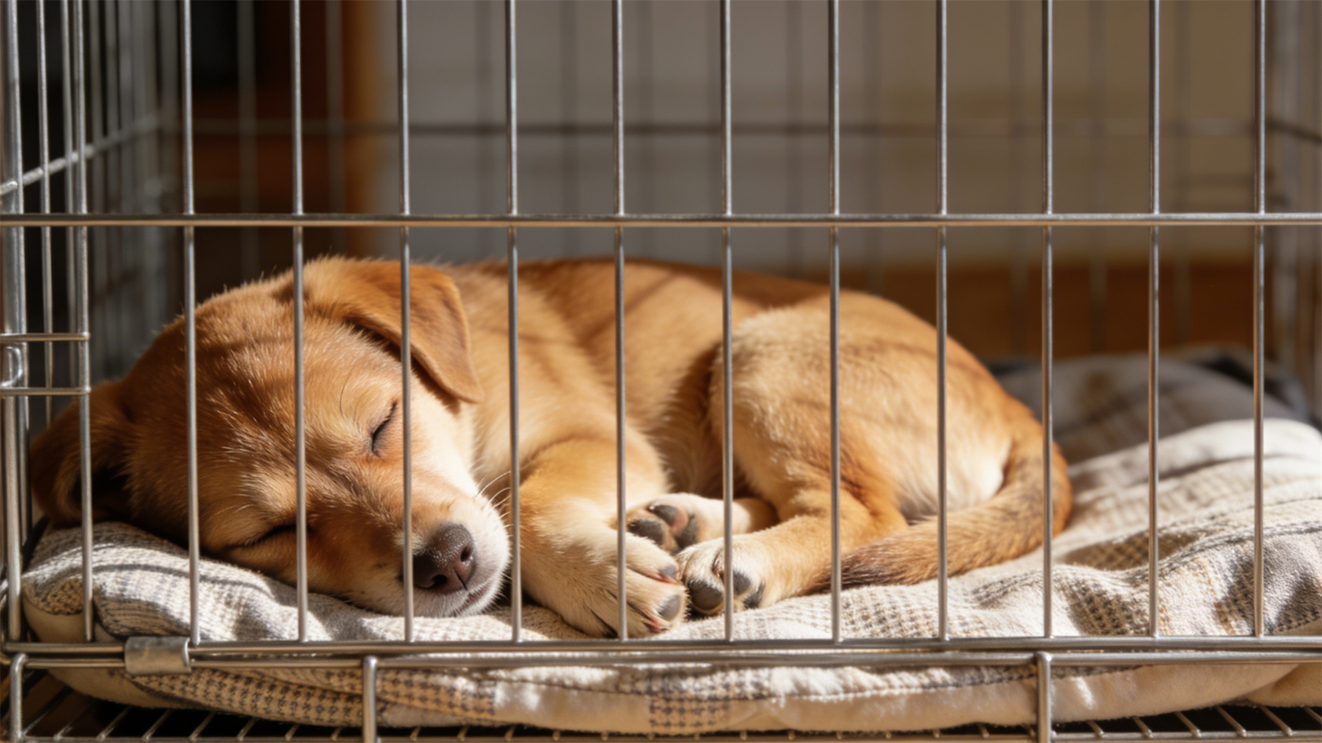Crate training for puppies: Turn the crate into its favorite 