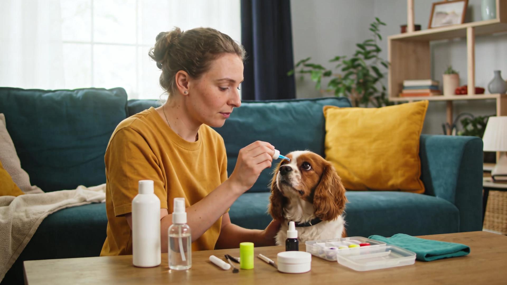 Daily care for dog's ingrown eyelashes: How to reduce eye strain and discharge