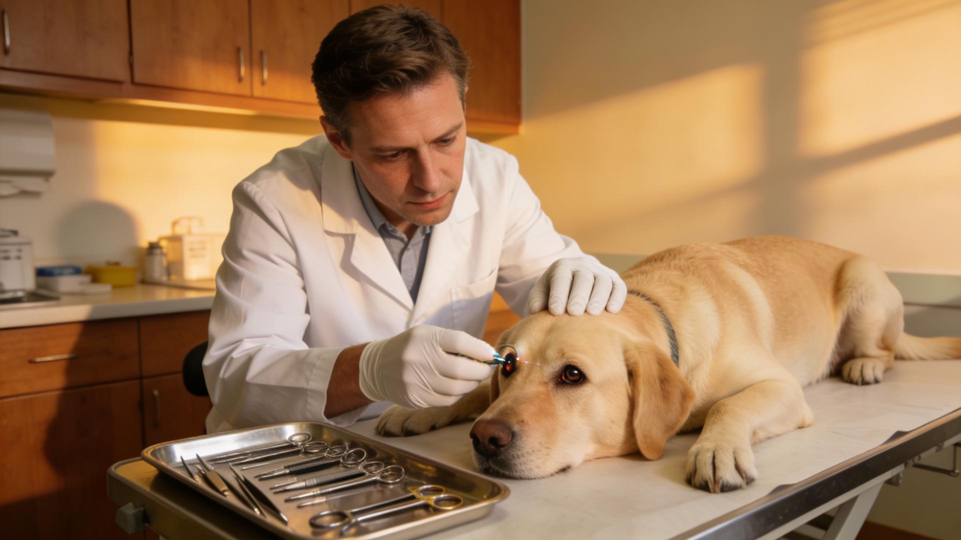 Daily care for dog's ingrown eyelashes: How to reduce eye strain and discharge