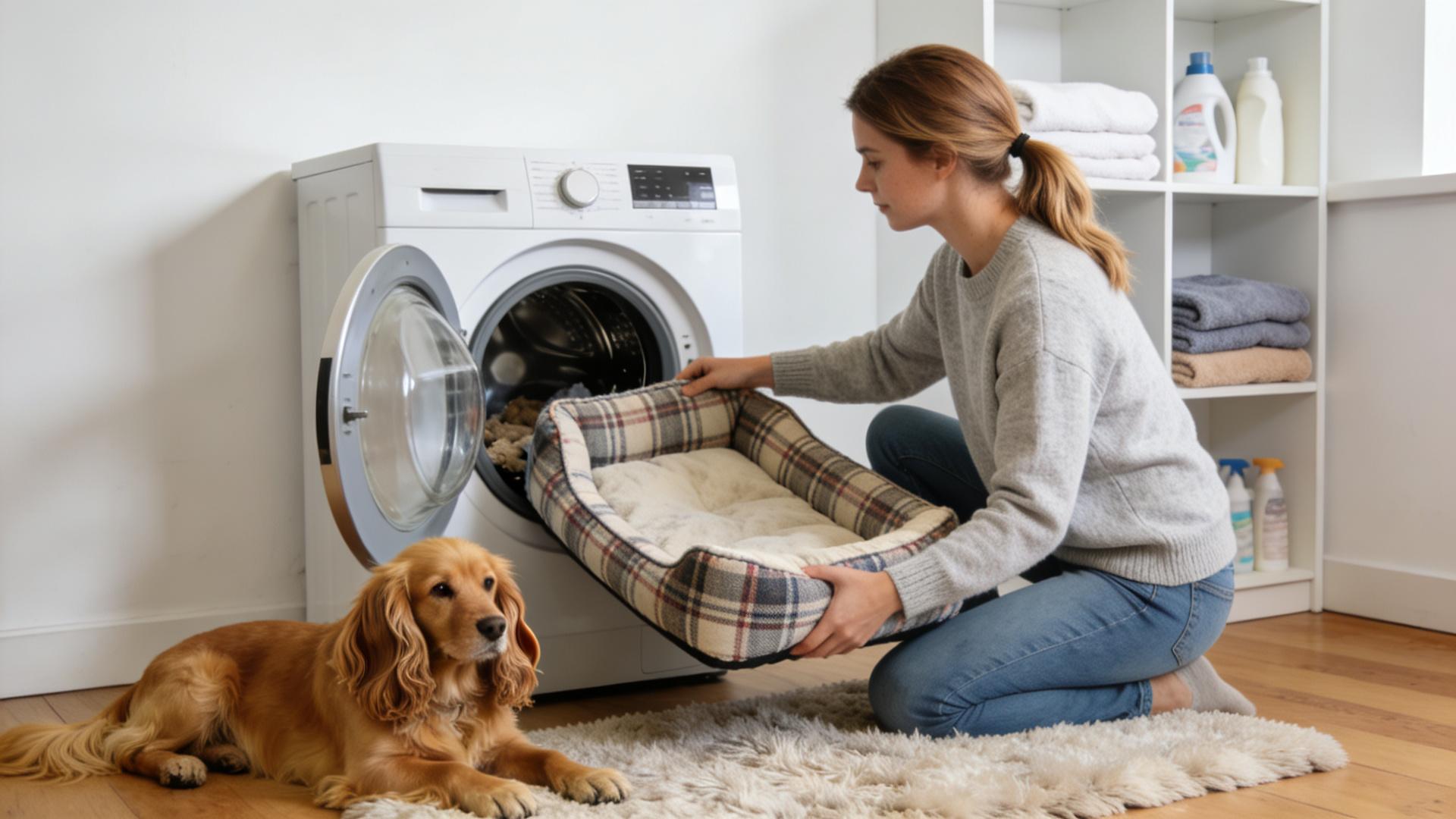 Disinfecting frequency of dog bedding: Washing techniques to avoid recurrent fungal infections