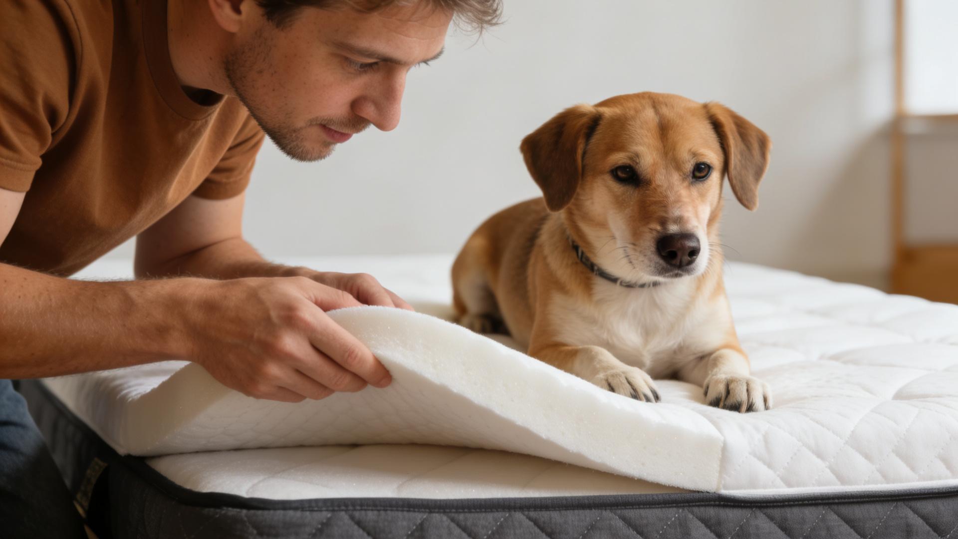 Dog sleeping position and bone health: How to choose a memory foam mattress with proper support