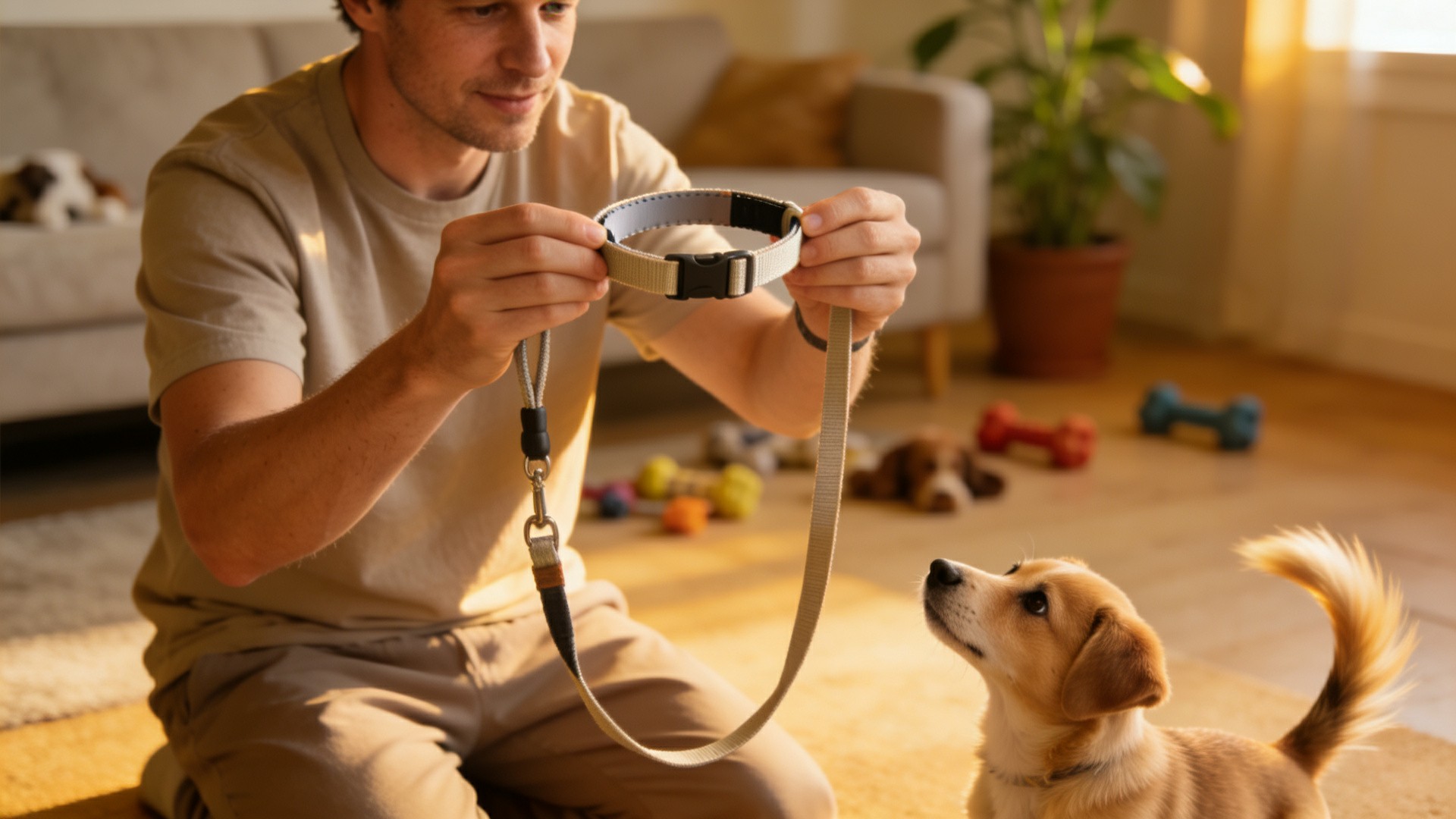 Early stages of leashing puppies: the nascent phase of saying goodbye to 