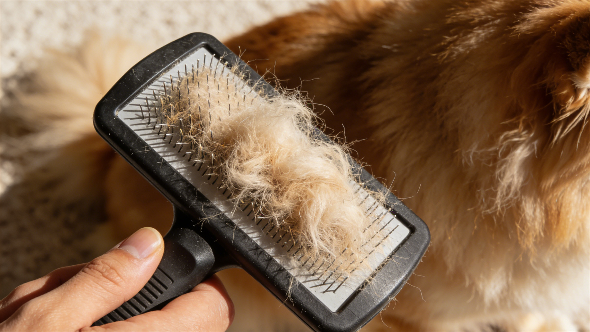 Eczema prevention in long-haired dogs: a solution for breathable skin beneath a thick undercoat