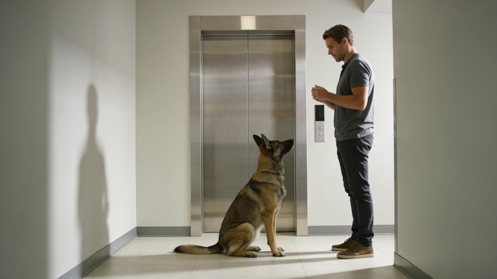 Elevator etiquette training: Calm control when entering confined spaces