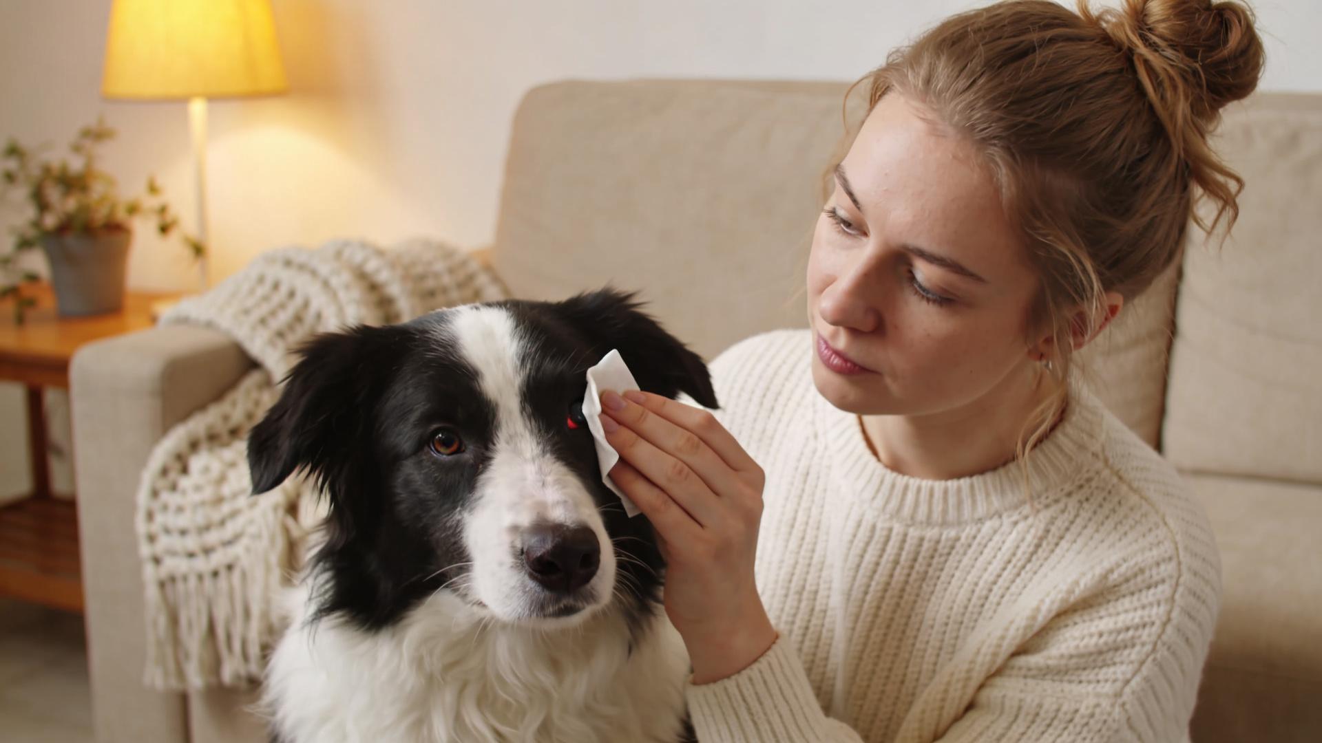 Eye wipes vs. saline solution: The correct way to handle eye discharge in dogs