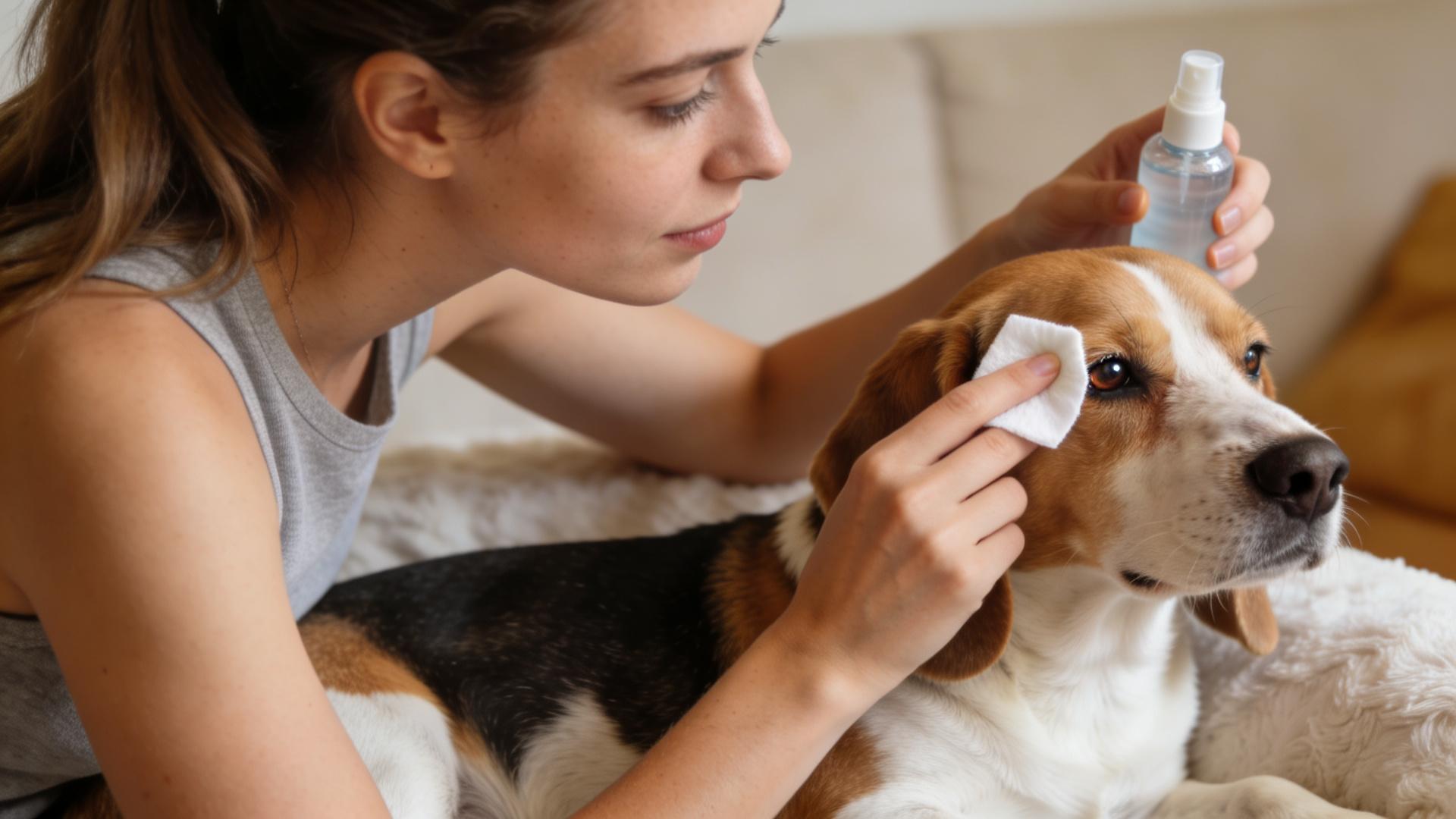 Eye wipes vs. saline solution: The correct way to handle eye discharge in dogs