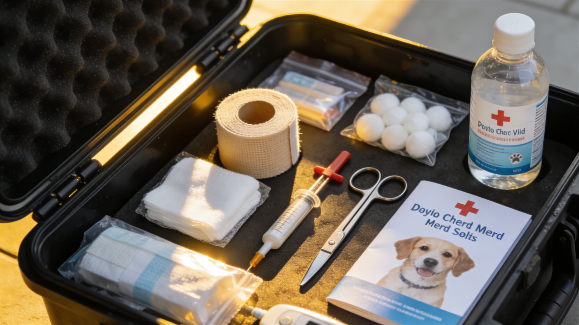 First aid kit and common medicines