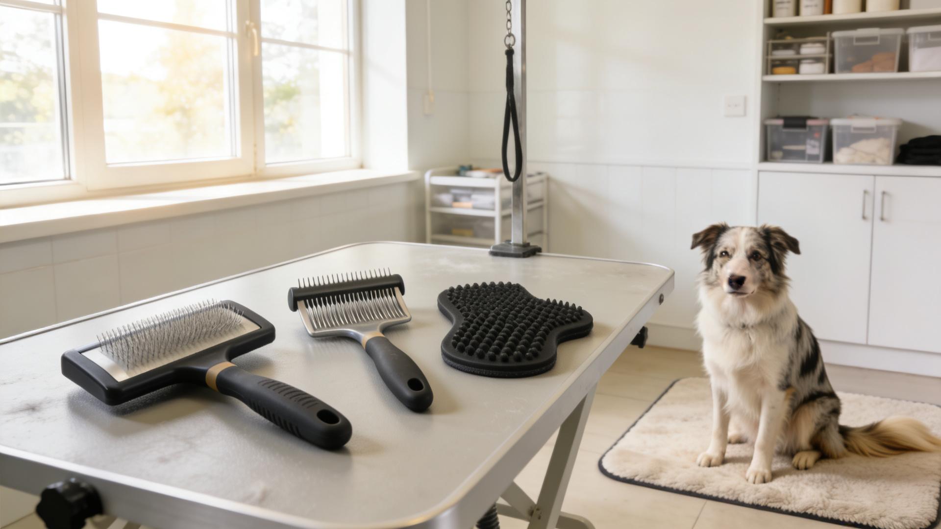 Grooming strategies for dogs during shedding season: How to effectively remove dead hair and down.