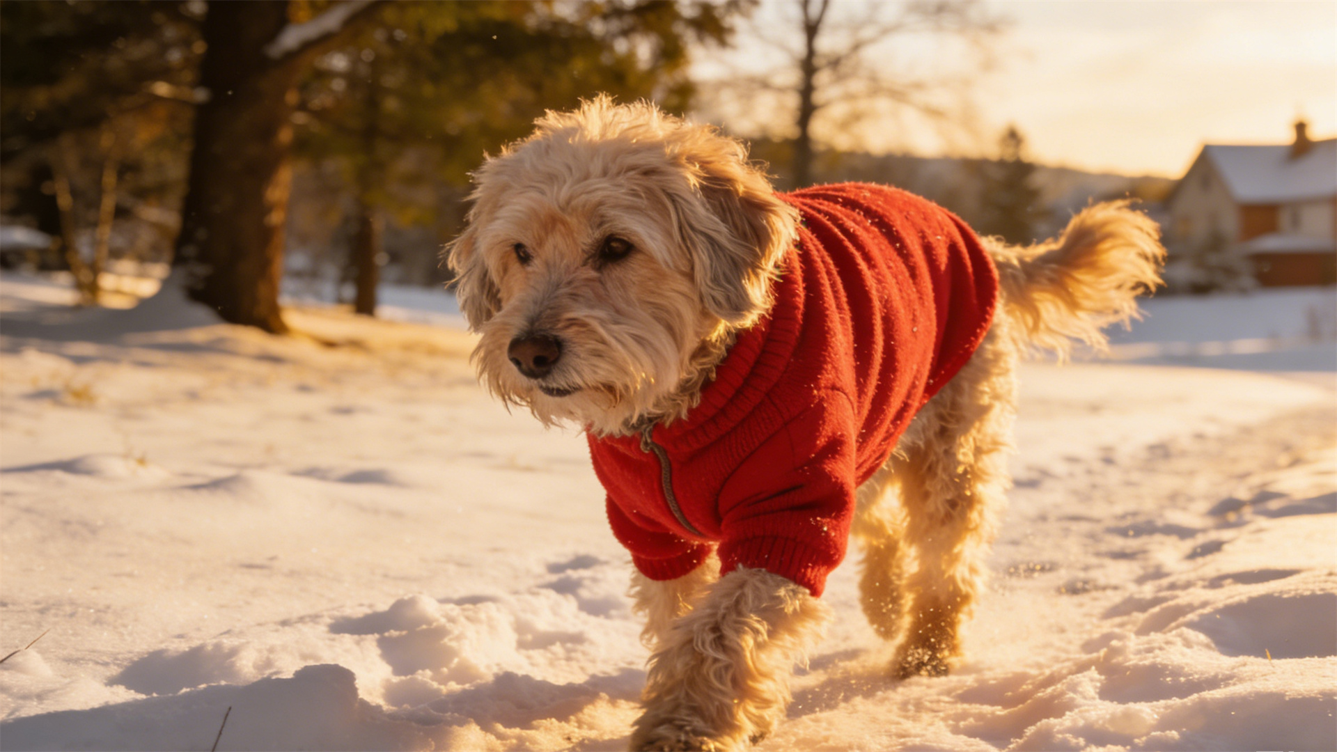 Hair management for senior dogs: Cold and sun protection measures after skin thins