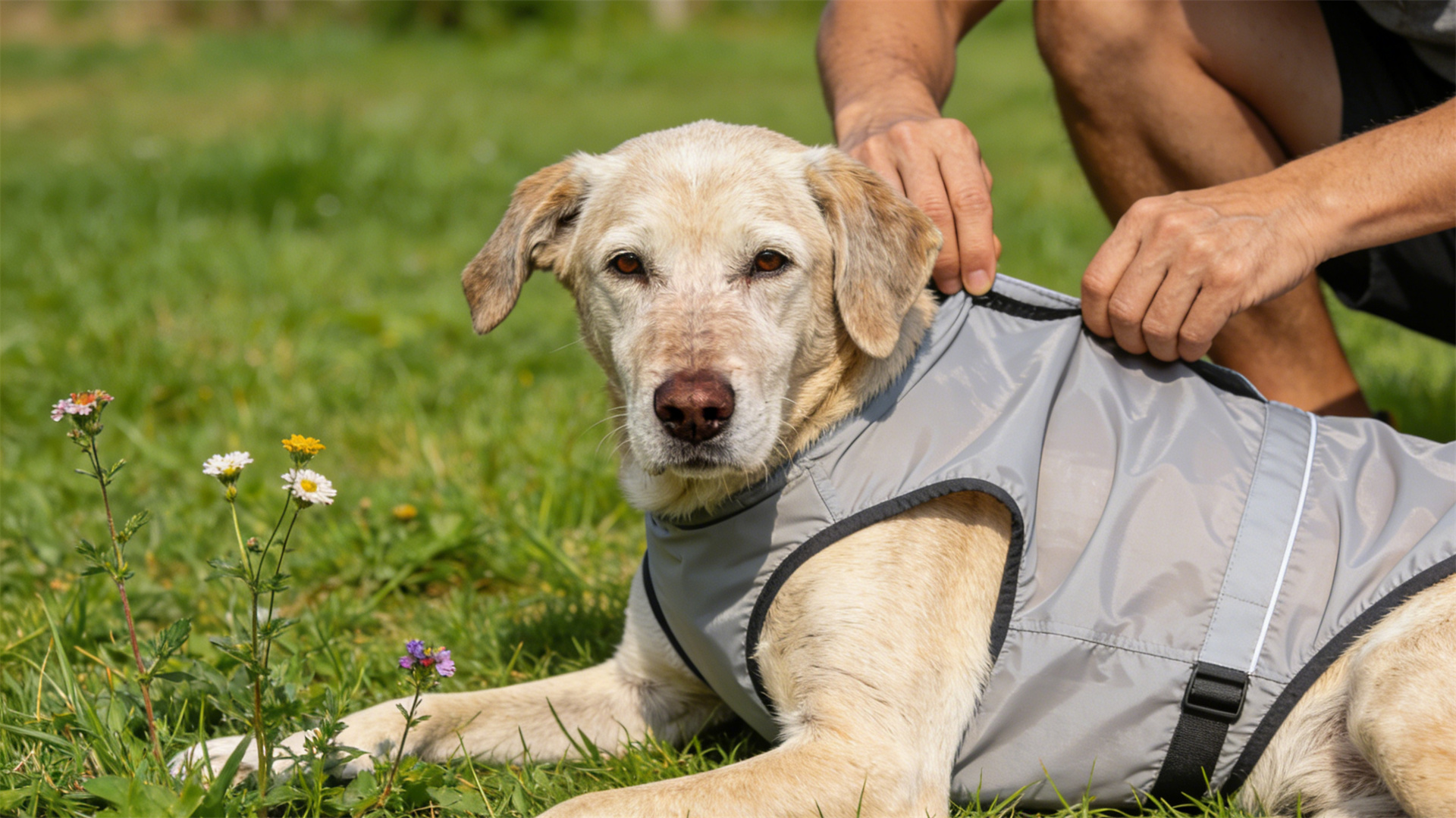 Hair management for senior dogs: Cold and sun protection measures after skin thins