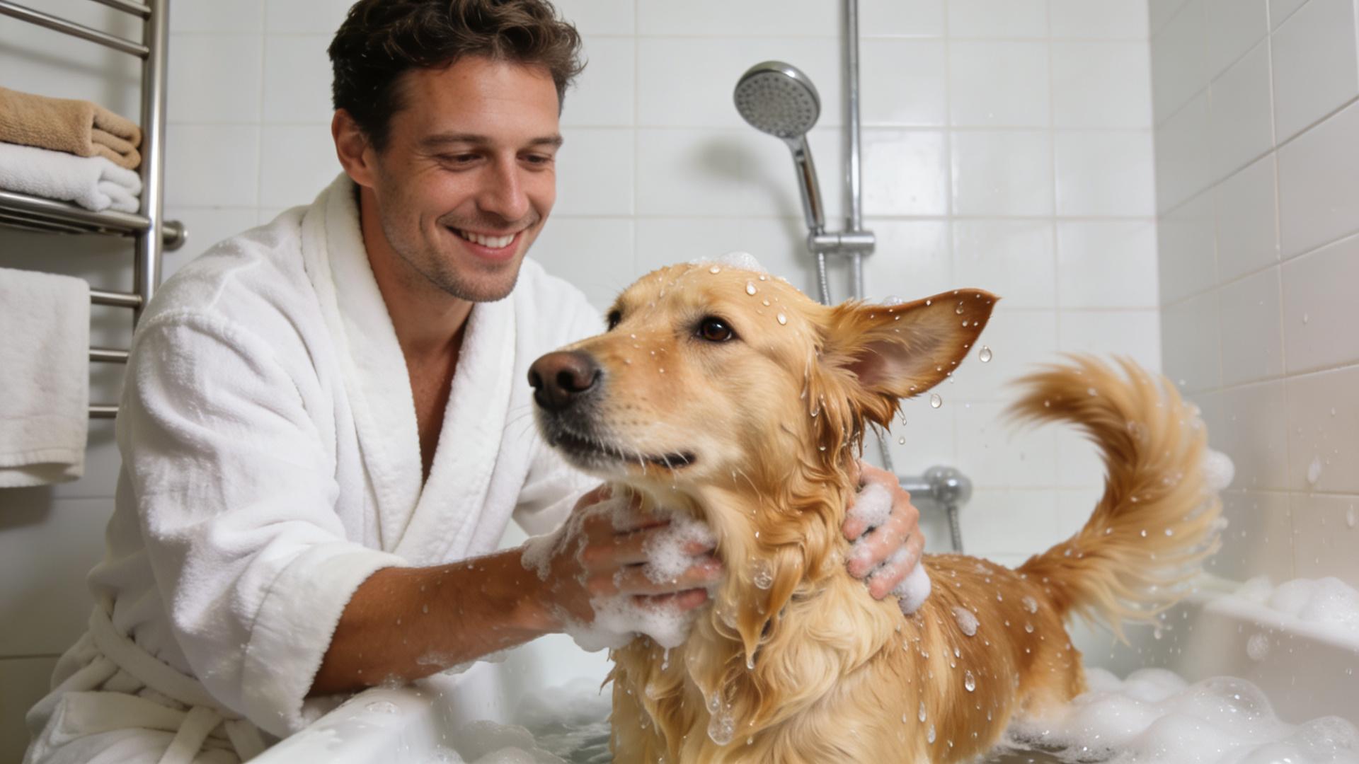 Happy Bath Training: Techniques to Make Your Dog Love Playing in Water and Blow-drying