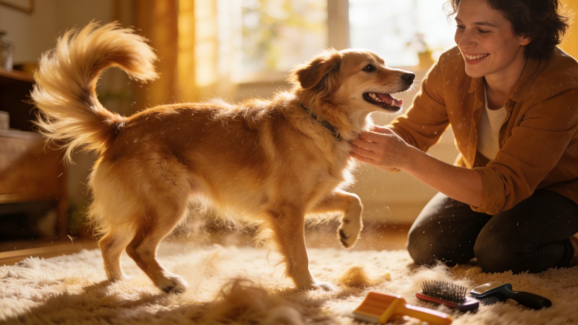 Home coat care: How to improve your dog's coat texture through diet and grooming