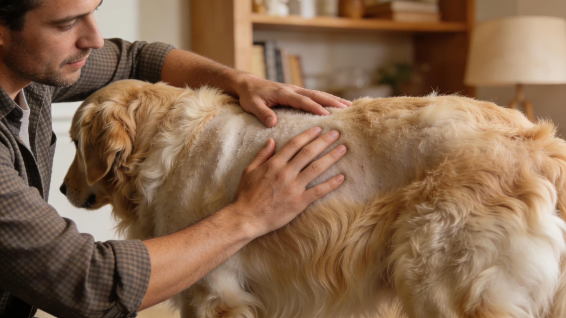 Home grooming safety guidelines: Avoid injuring your dog's skin during trimming.