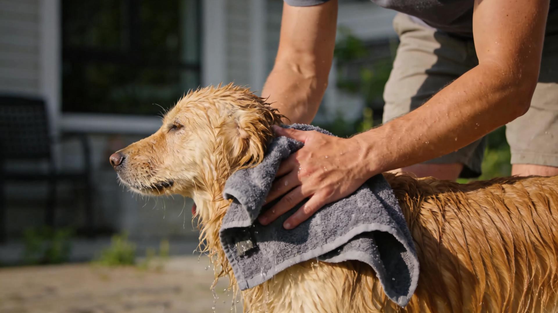 How to quickly dry your dog after a bath: Tips for using a dog dryer and preventing skin diseases