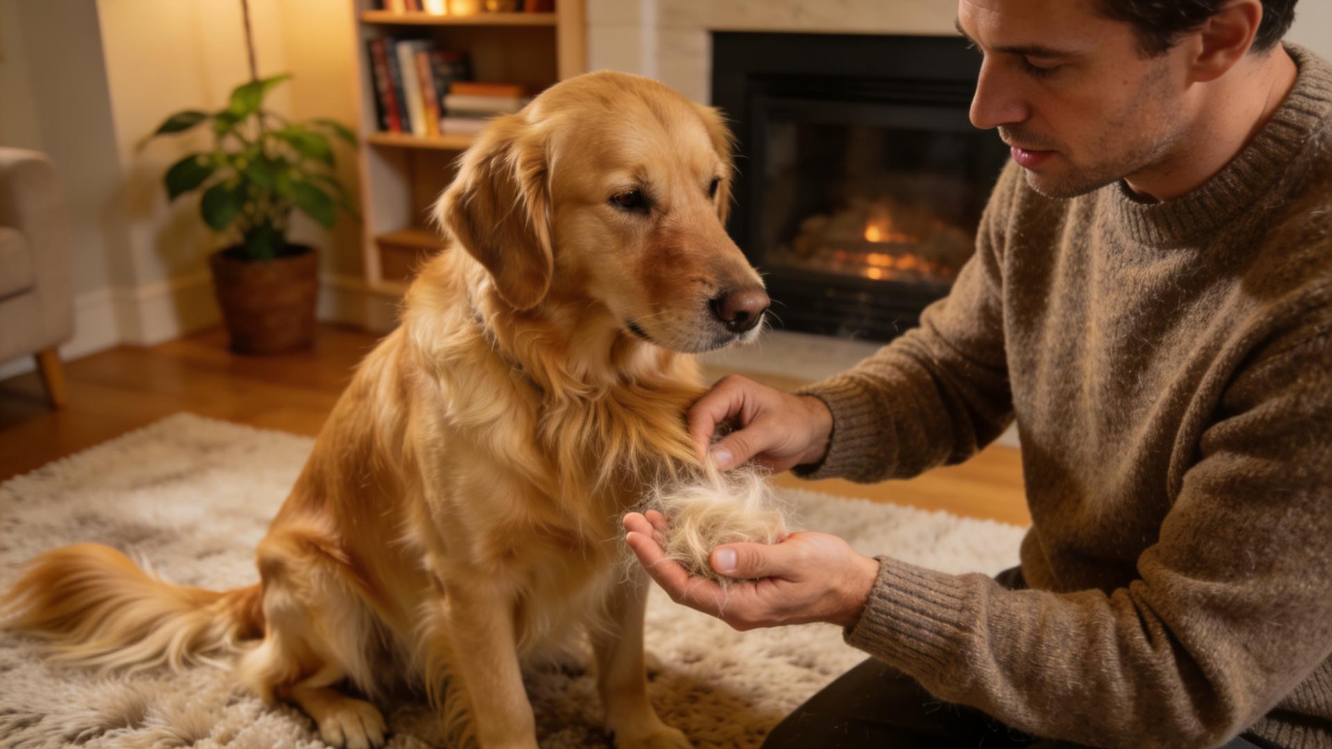 How to reduce your dog's shedding by up to 80% through daily grooming.