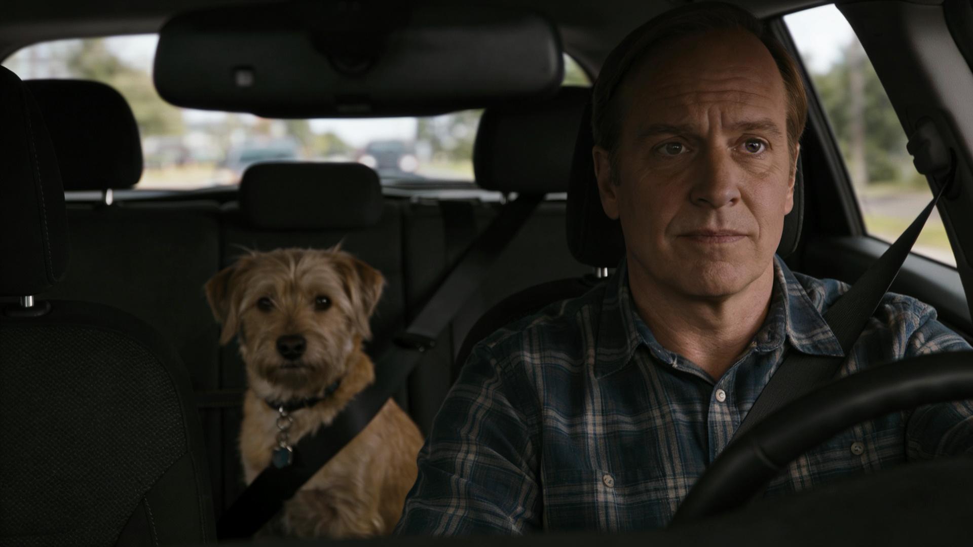 In-car socialization training: a solution to prevent dogs from getting carsick and running around inside the car.