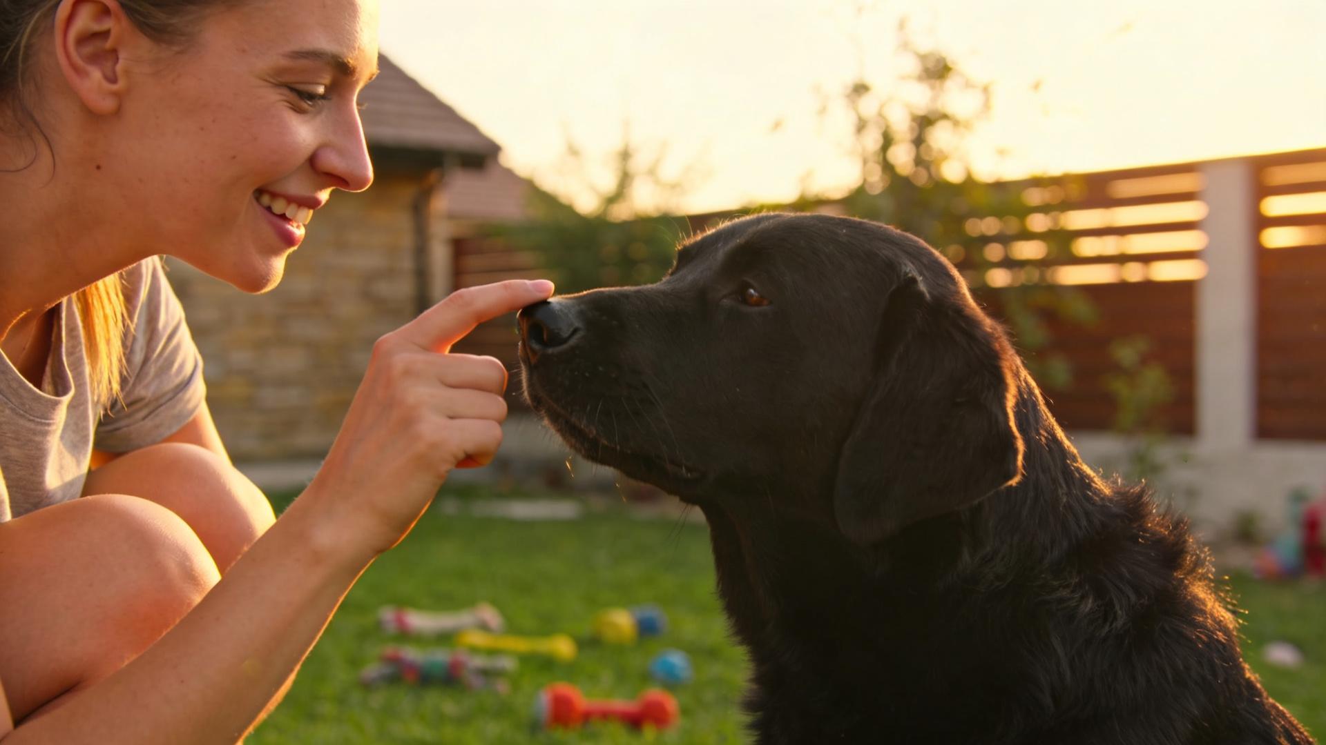 Is your dog's nose dry and faded? Learn how to get a shiny black nose.