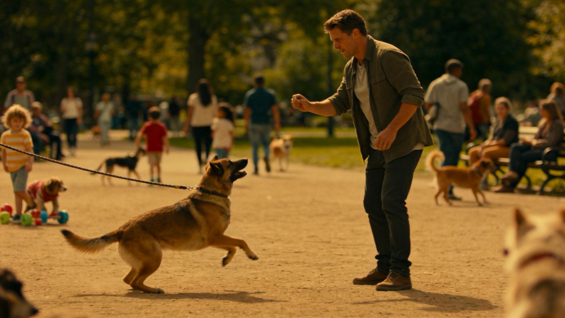 Long-distance recall: Accurately calling back a running dog in the center of the park.
