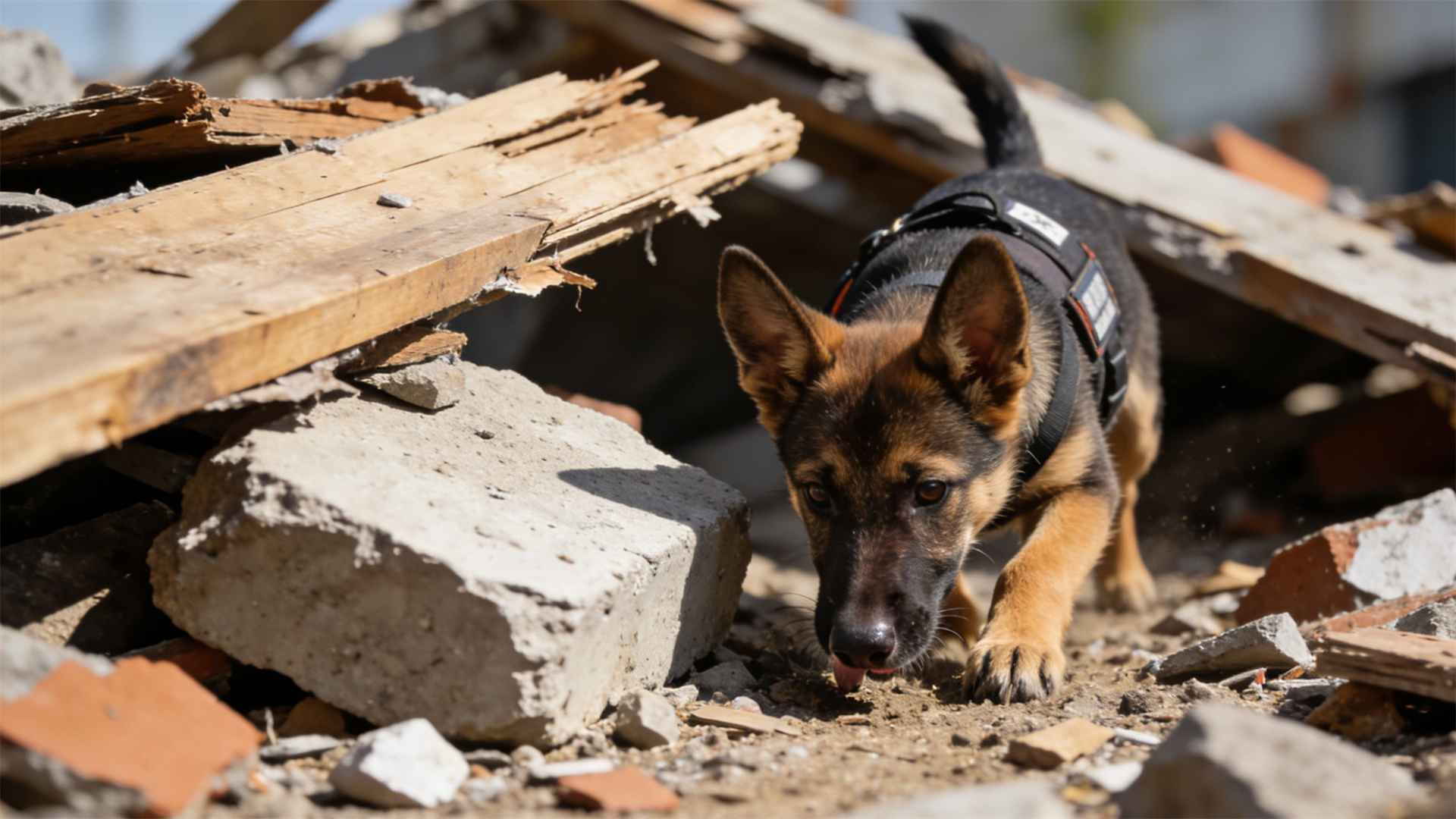 New selection standards for search and rescue dogs in 2026: Small dogs can also play a leading role in rubble search and rescue.