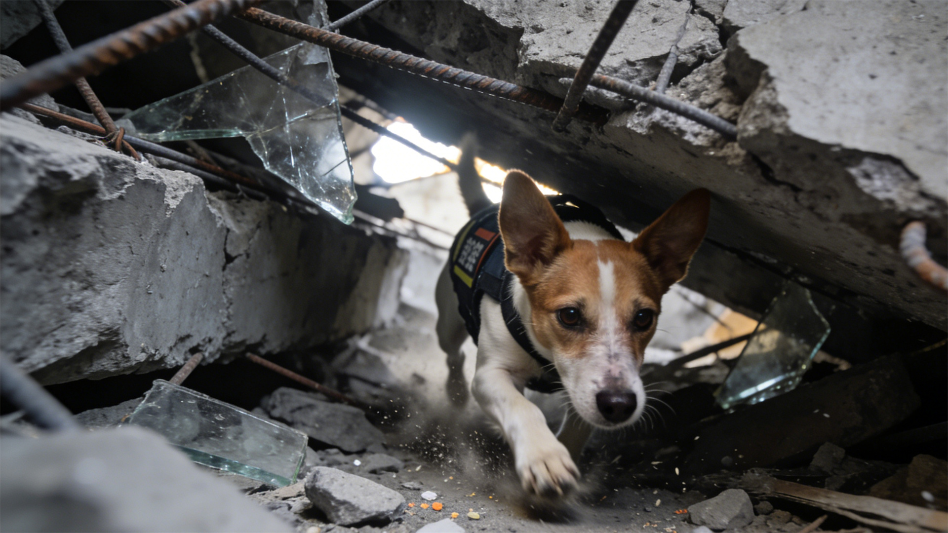 New selection standards for search and rescue dogs in 2026: Small dogs can also play a leading role in rubble search and rescue.