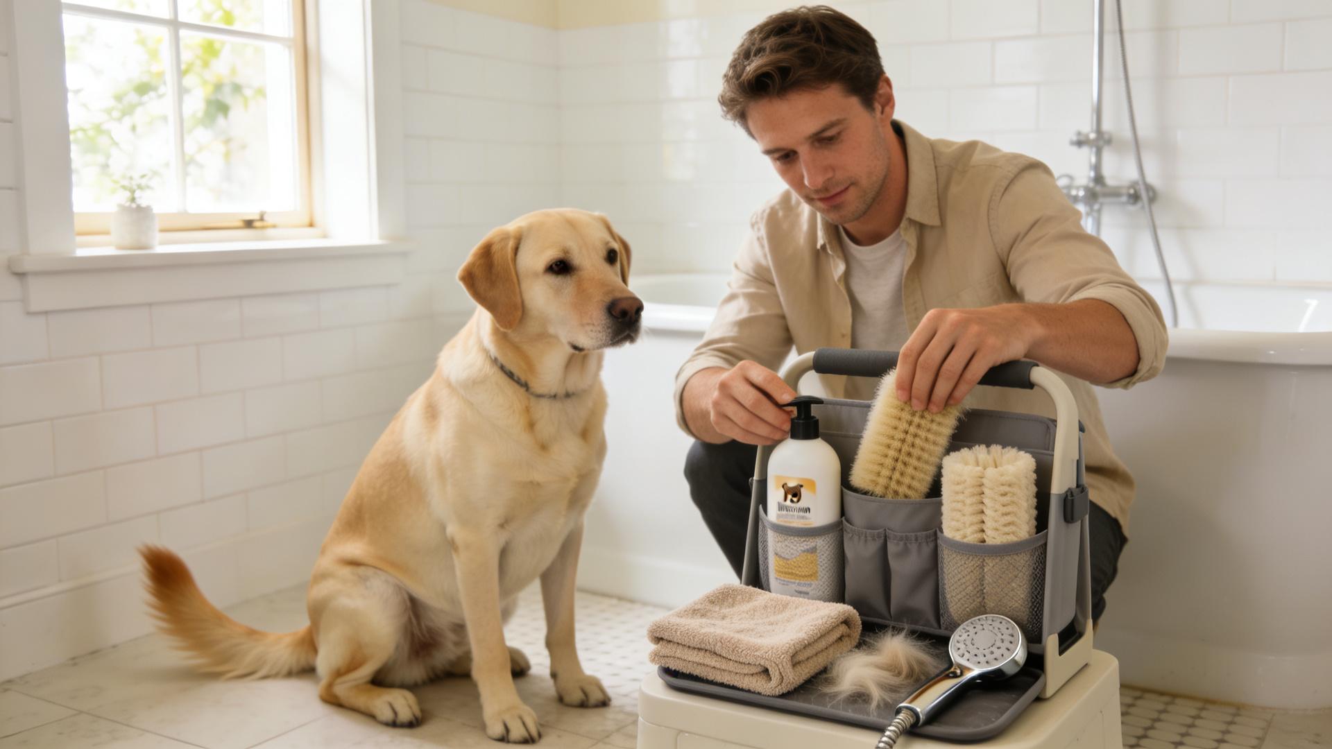 No more need for help with dog washing at home: 5 steps to turn your bathroom into a professional pet grooming studio