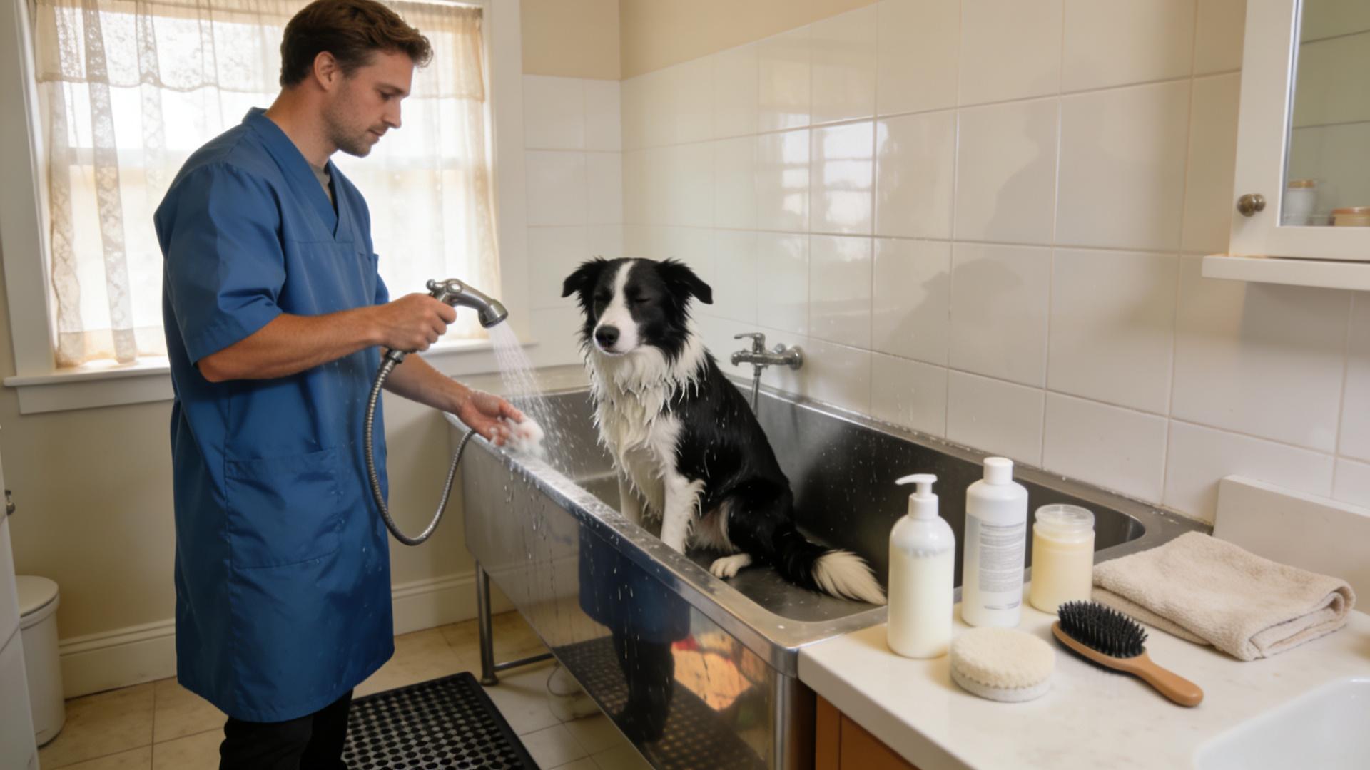No more need for help with dog washing at home: 5 steps to turn your bathroom into a professional pet grooming studio