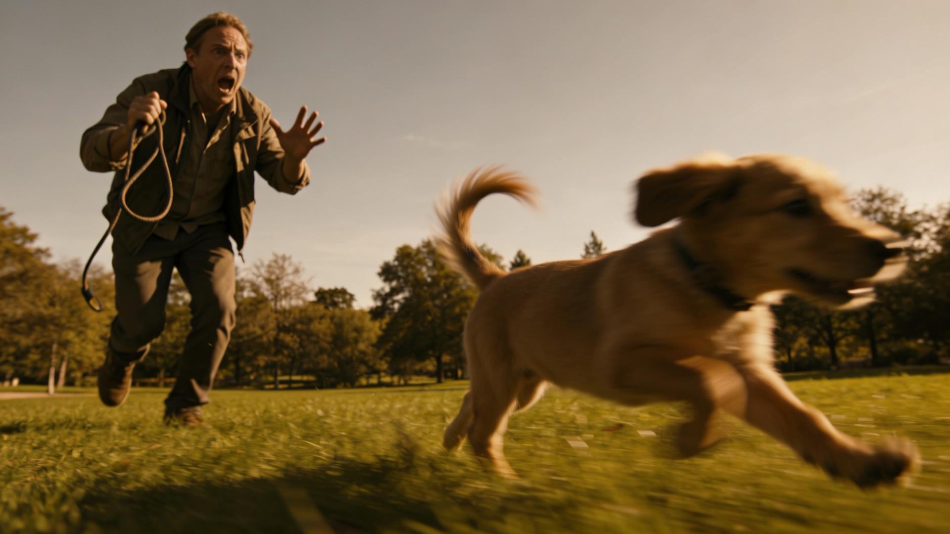 Puppy recall lesson one: Make it run to you no matter what.