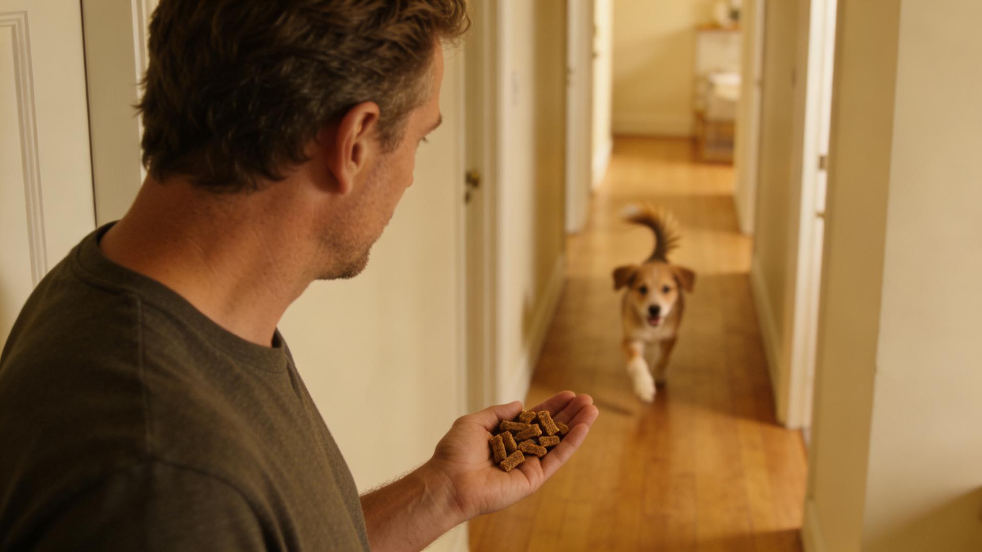 Puppy recall lesson one: Make it run to you no matter what.