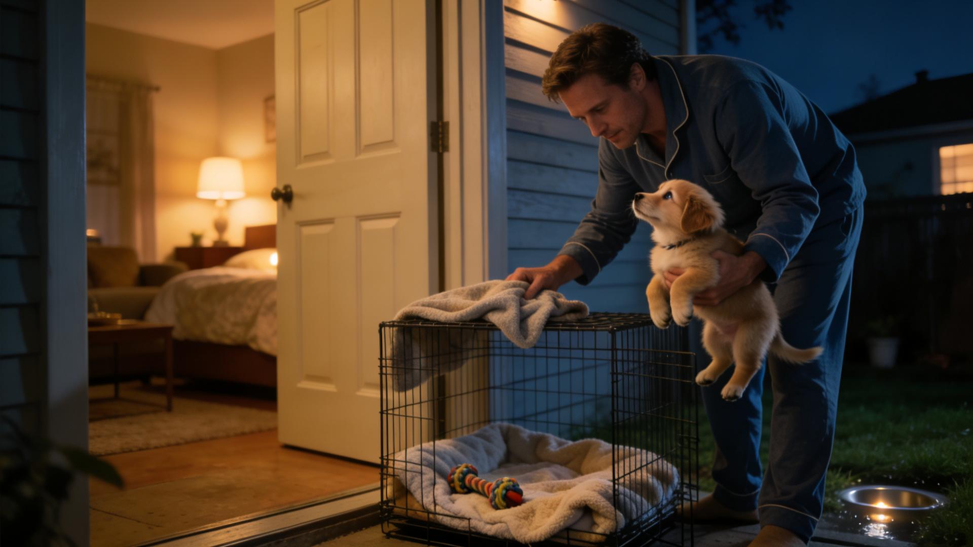 Puppy sleep habit training: solutions to nighttime barking and restlessness