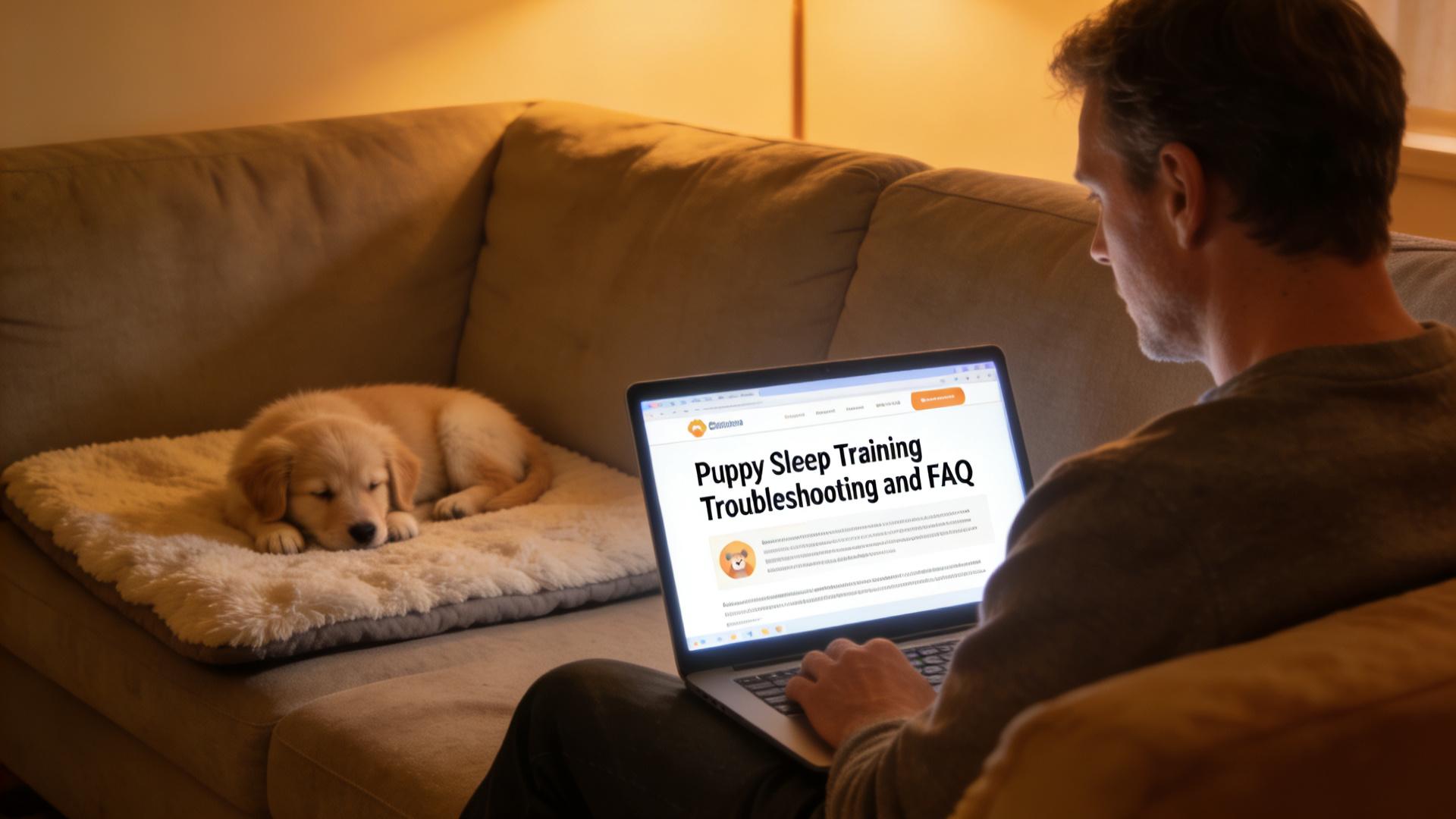 Puppy sleep habit training: solutions to nighttime barking and restlessness