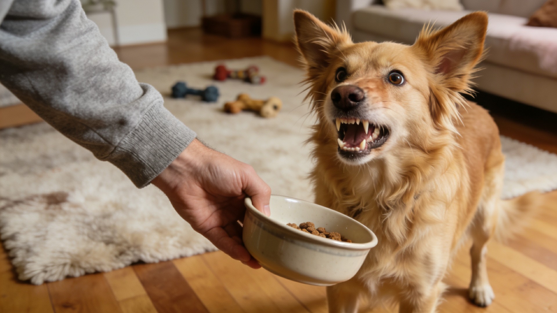 Refrain from food bowl guarding: Cultivate a 
