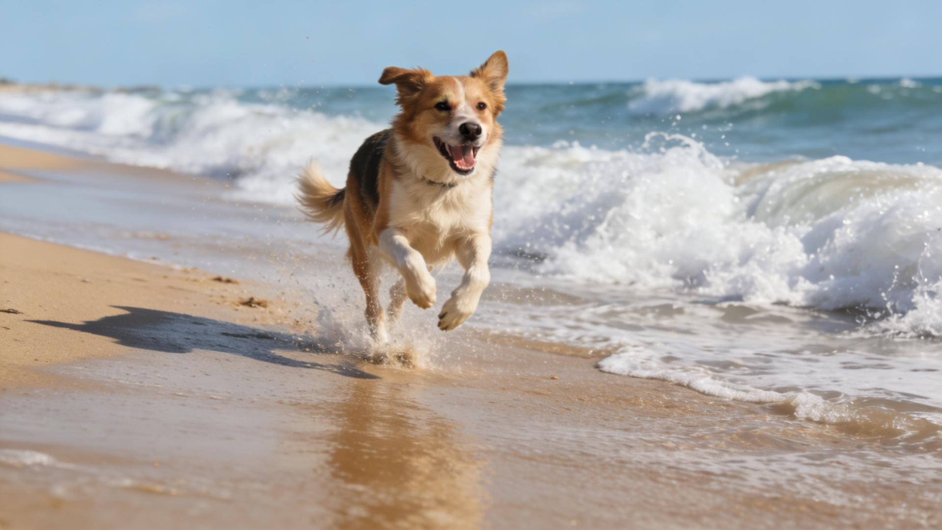 Rinsing your dog with fresh water after playing at the beach: Salt can corrode a dog's fur.