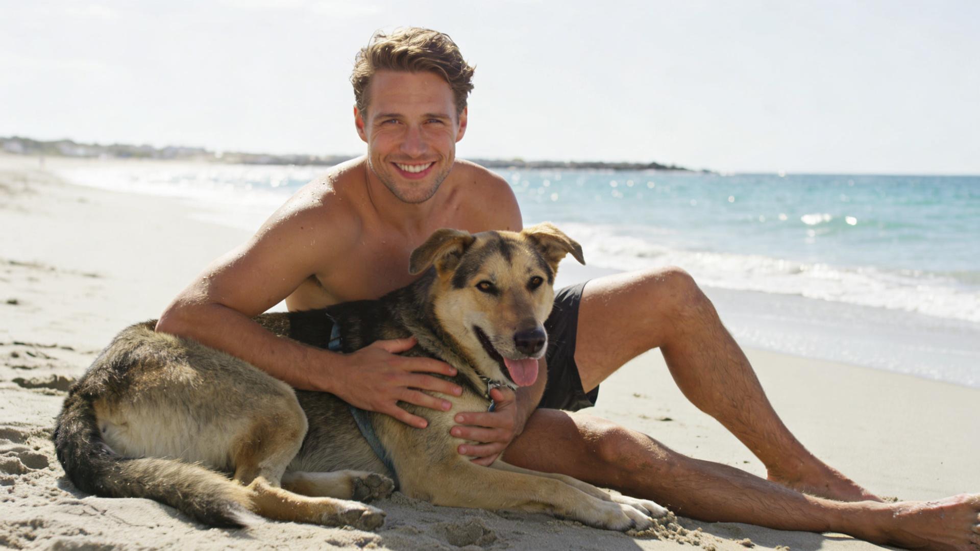 Rinsing your dog with fresh water after playing at the beach: Salt can corrode a dog's fur.