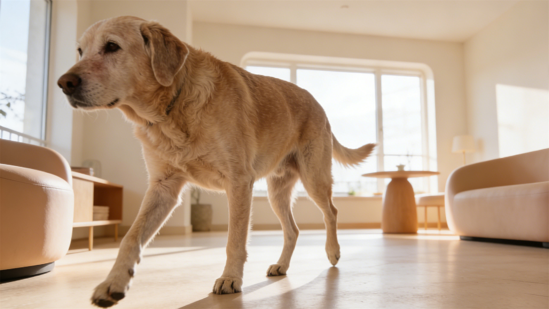 Senior dog care: How to adjust home furnishings according to declining vision