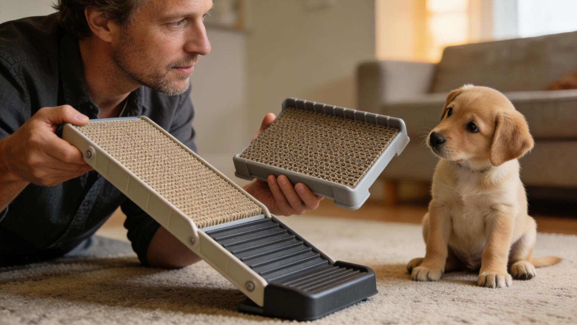 Step and ramp training: Develops puppies' limb coordination