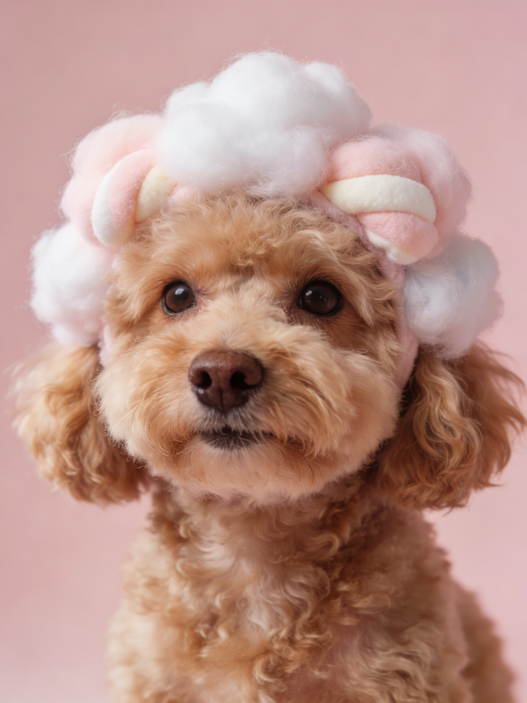 Teddy Dog: Airy Cotton Candy Headband