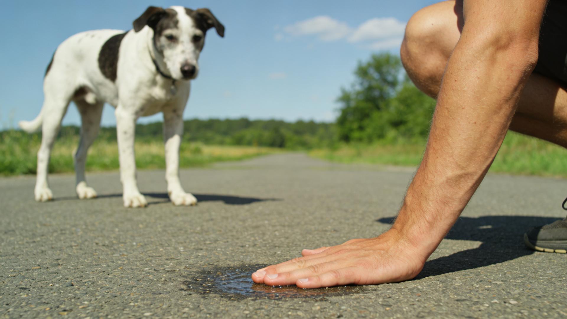 Summer asphalt road burn warning: Is anti-scalding spray for dog paw pads effective?