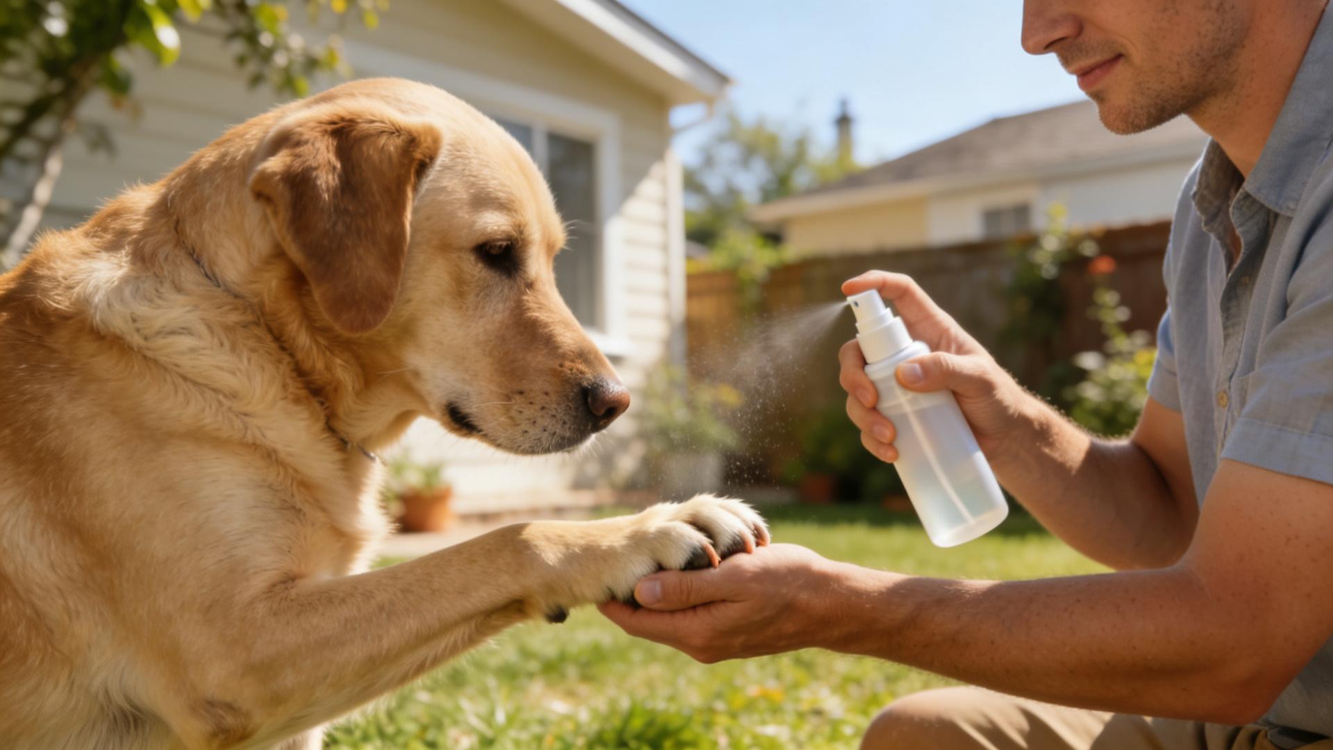 Summer asphalt road burn warning: Is anti-scalding spray for dog paw pads effective?