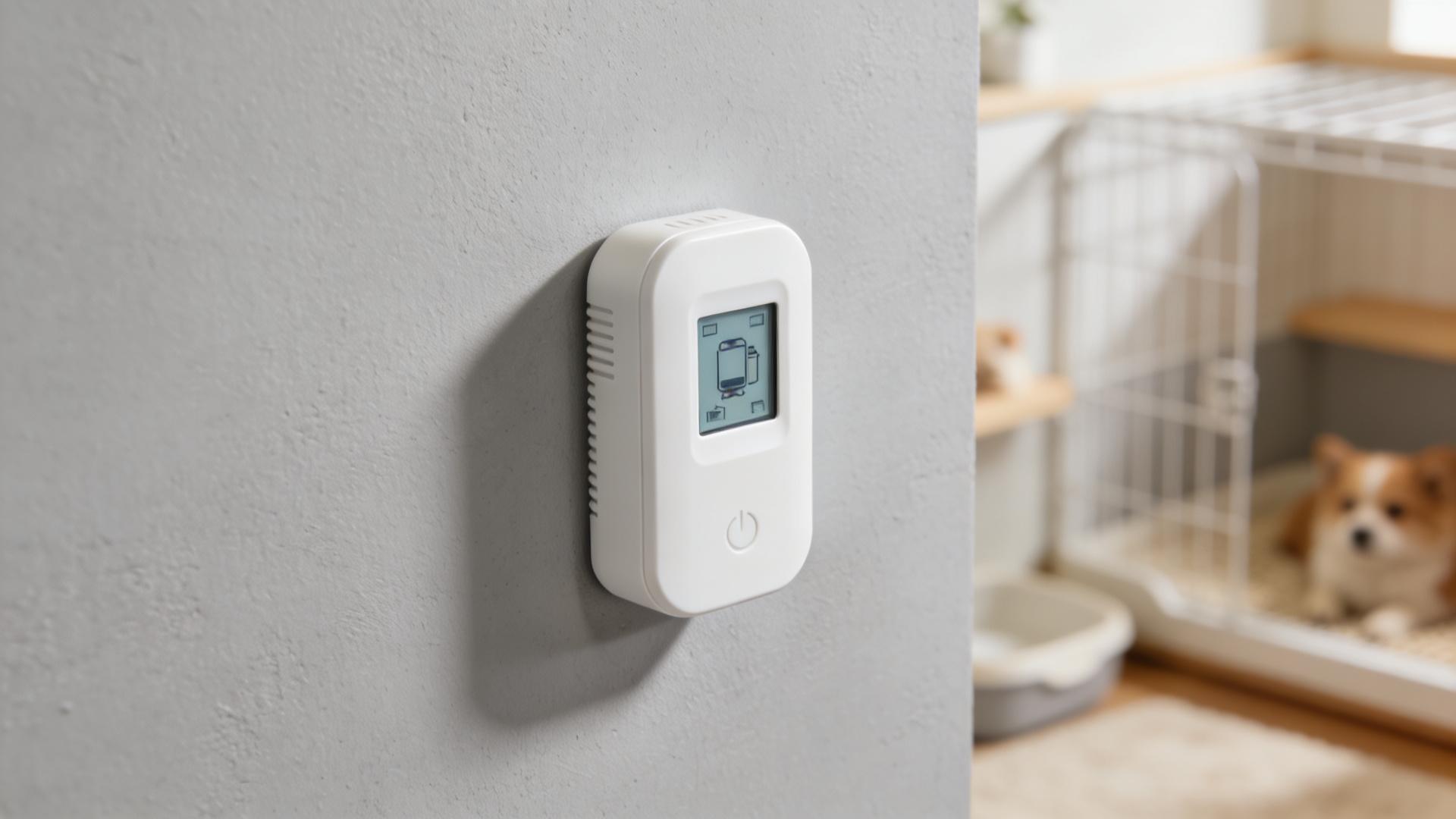 Temperature and humidity monitoring in pet rooms: using smart sensors to prevent respiratory diseases.