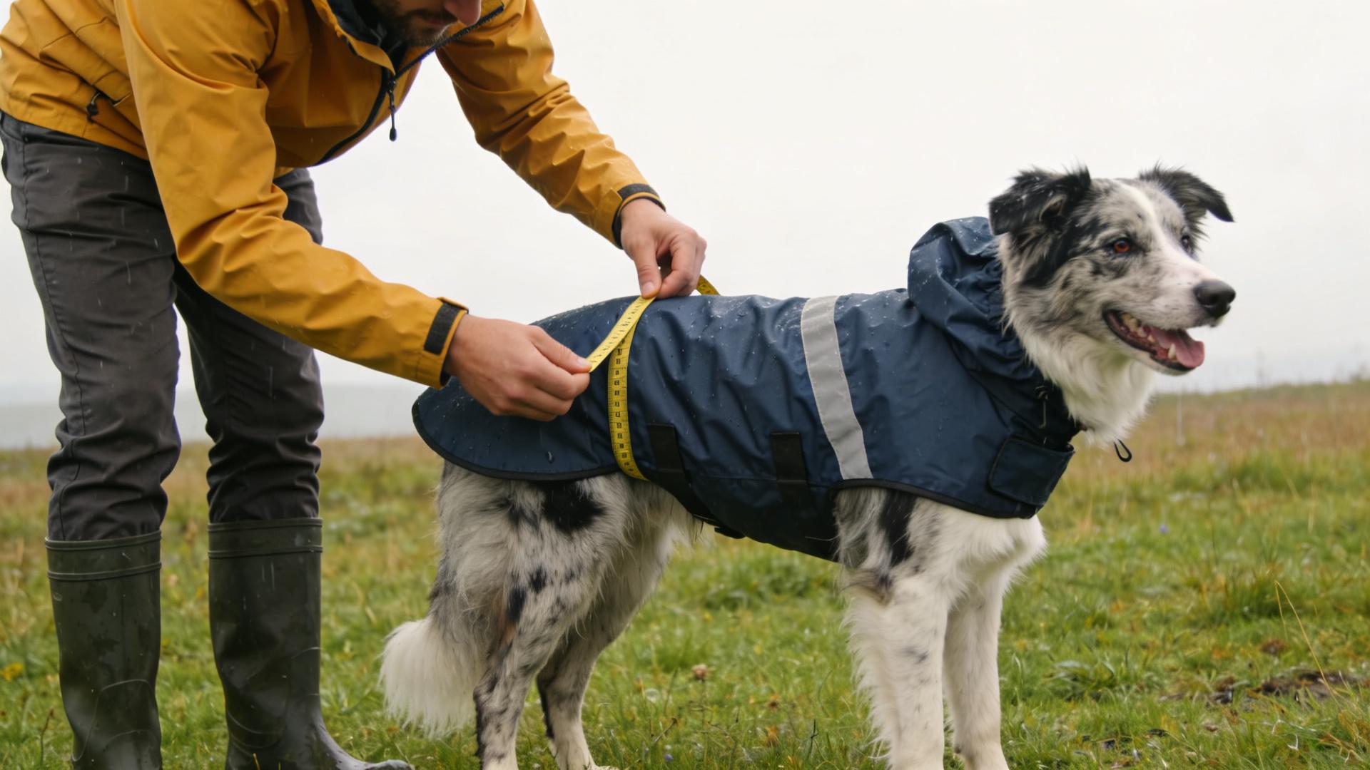 The importance of wearing a raincoat when walking your dog in the rain: Breathability is more important than waterproofness.